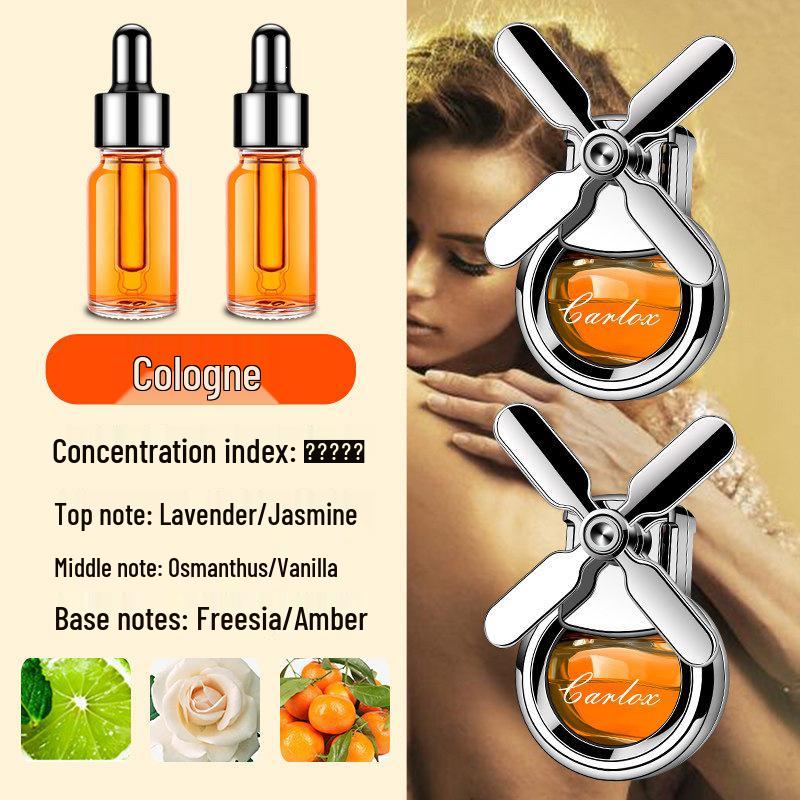 Perfect for car perfume, aromatherapy, air vent fan, luxury car décor, with a long-lasting light fragrance refill.