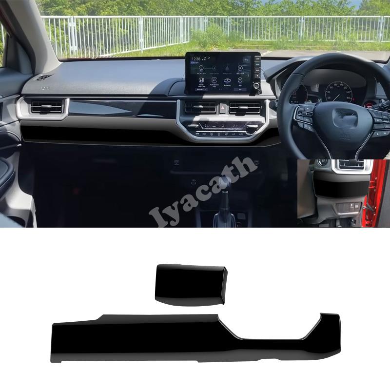 Правый руль Для HONDA WR-V WRV 2024 2025 ABS Декоративная полоса на переднюю панель центральной консоли, переключатель воздуха для пассажира, аксессуары