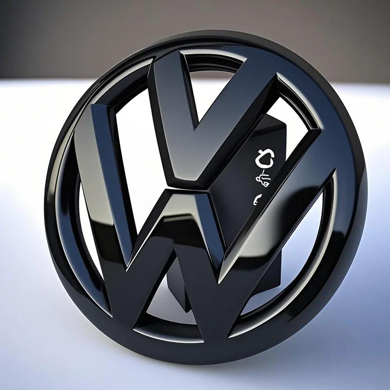 ear1 Car Logo Front Grille Rear Trunk Decoration Sticker Accessories For VW GTI Golf MK6 MK7 Polo Passat CC Tiguan T-ROC Jetta Arteon