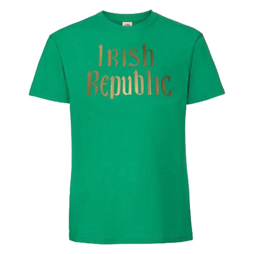 Adults Irish Republic Ireland Independent State Country Unisex Green TShirt