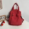 Women Backpack Canvas Girl Fabric School Bag New College Student Vintage Female Laptop Travel  Ladies