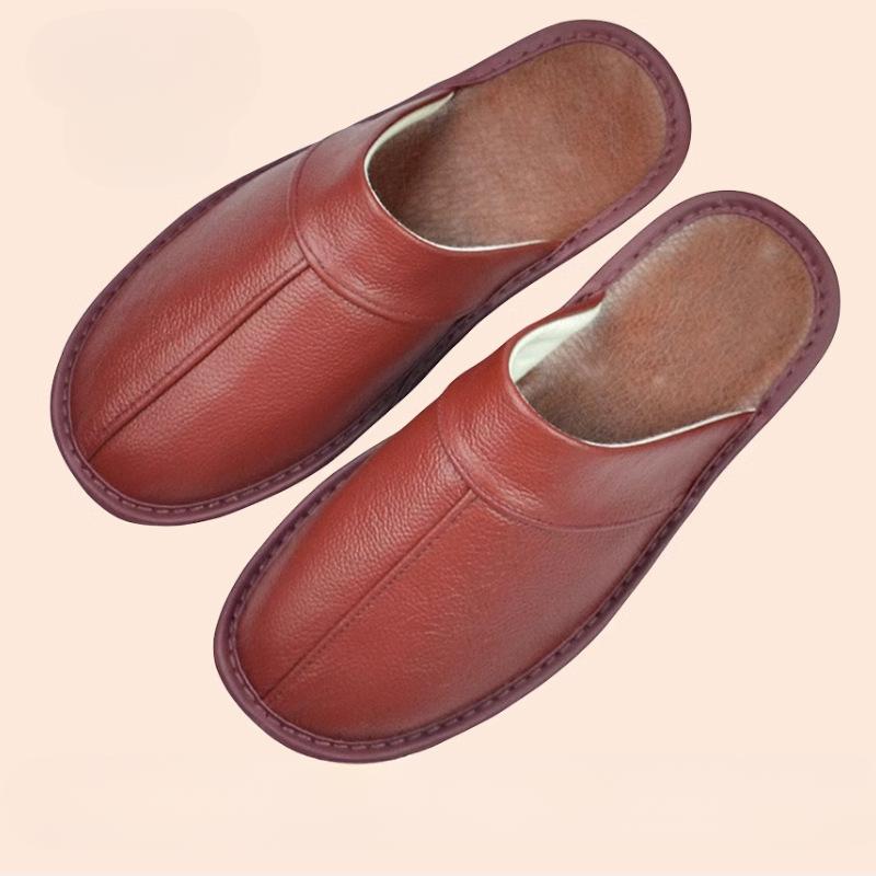 Мужские тапочки из коровьей кожи, большие размеры, льняные домашние мужские домашние домашние тапочки, женские и мужские тапочки, роскошные мягкие туфли на плоской подошве