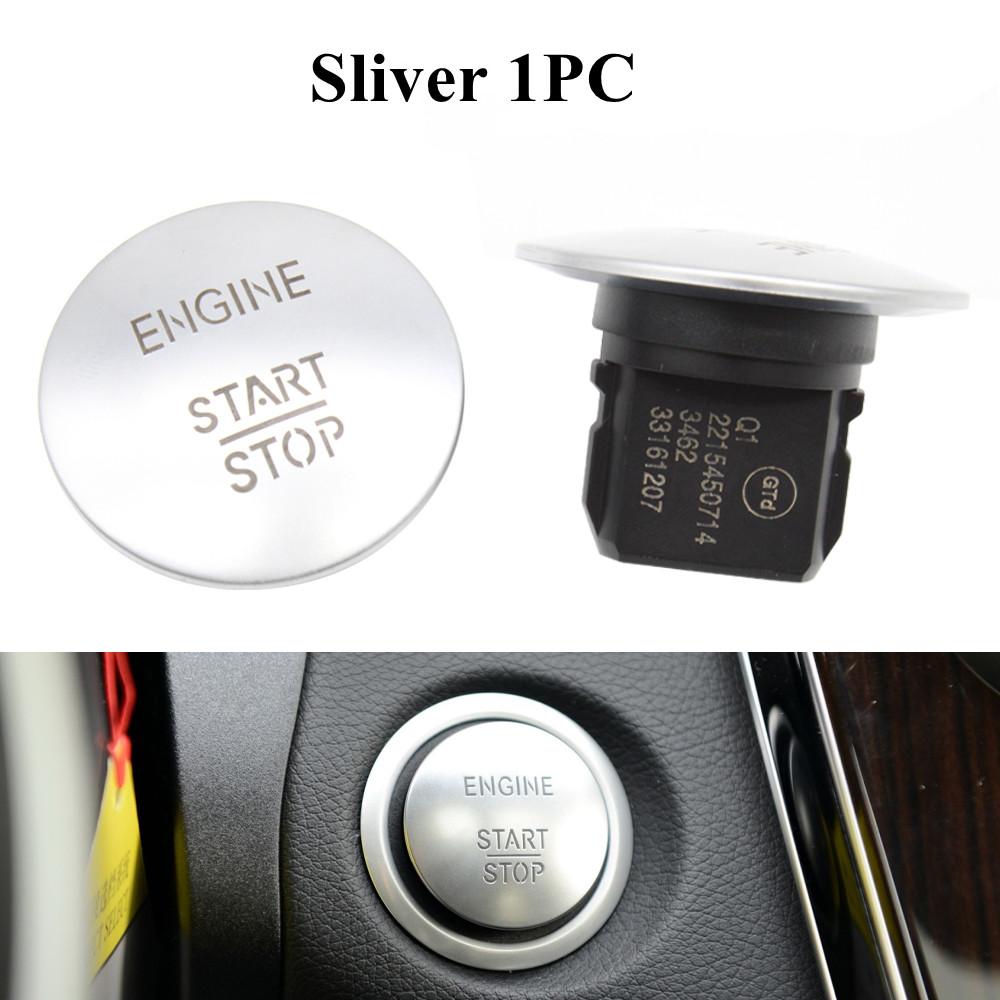 Для Mercedes Benz Keyless Go Start Stop кнопка зажигания двигателя автомобиля W205 W212 W164 W166 W221