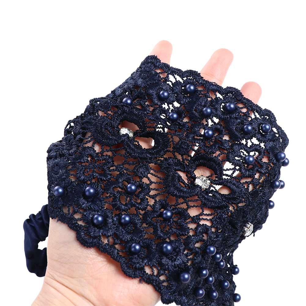 Cover Flower For Women Makeup For Girls Diamond Wide Side Hair Accessories Women Hairband Lace Hair Hoop Korean Style Headband