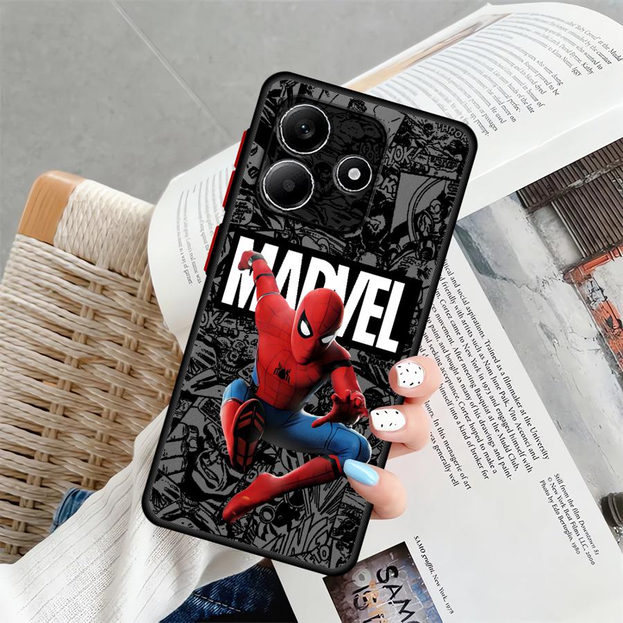 Чехол для Xiaomi Redmi Note 14 A4 13C 14C 10 13 Pro Plus 9S 12 11 Funda Чехол для телефона Человек-паук Герои Возвращаются