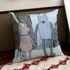 Anime RRobot DDreams Cushion Cover Reversible Soft Durable Pillow Cover Home  Car MultiScene Use for Daily Comfort