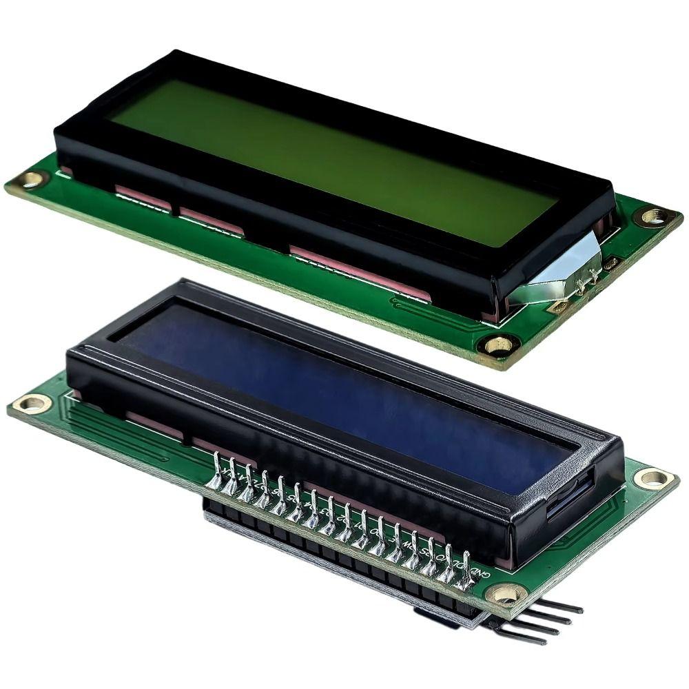 5V Operation IIC LCD Display Yellow Green Screen PCF8574 Interface I2C Adapter Electronic Projects