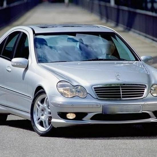 2000-2007 Mercedes C-Class W203 C32/AMG Body Kit: Front & Rear Bumpers, Side Skirts