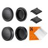 CONCEPT Набор крышек для объектива и корпуса камеры для Fujifilm Совместим с креплением объектива FUJIFILM Защита корпуса камеры Устойчивая к царапинам K&F и X-Mount