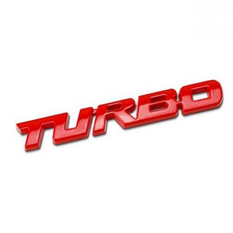 Автомобильная наклейка с турбонаддувом, турбо, металлический сплав, 3D значок, аксессуары для модификации автомобиля, задняя маркировка, боковая маркировка, декоративная автомобильная наклейка