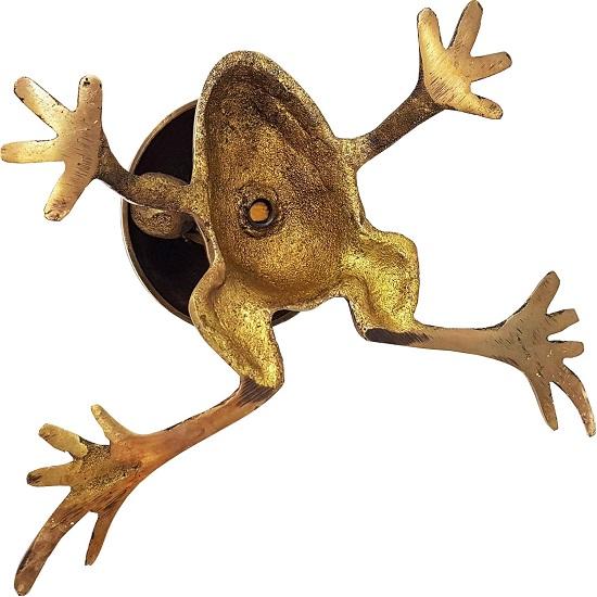 Красивые настольные колокольчики Уникальные настольные колокольчики Домашний декор Подарок Звонок для вызова Звонок для ресепшена Лягушка, Тодд, Латунь