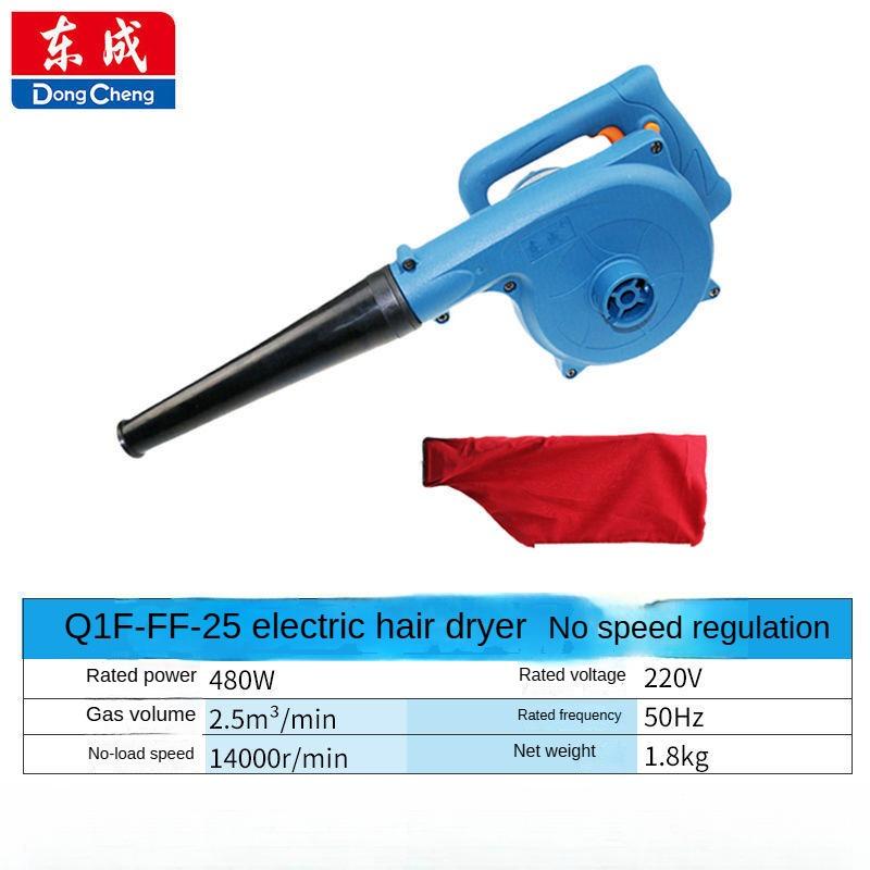 Dongcheng Blower Industrial Hair Dryer Q1F-FF-120 High Power 1200w Leaf Blowing Machine Computer Dust Removal