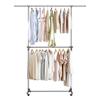 Hanger 2 100cm for Commercial Load Capacity Ample Storage with 2 Clothes Large Expandable Width and Pipe Clothes Clothes Clothes Drying Clothes Hanger