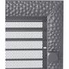 Vent Cover VENUS 17x37 Graphite with Blinds