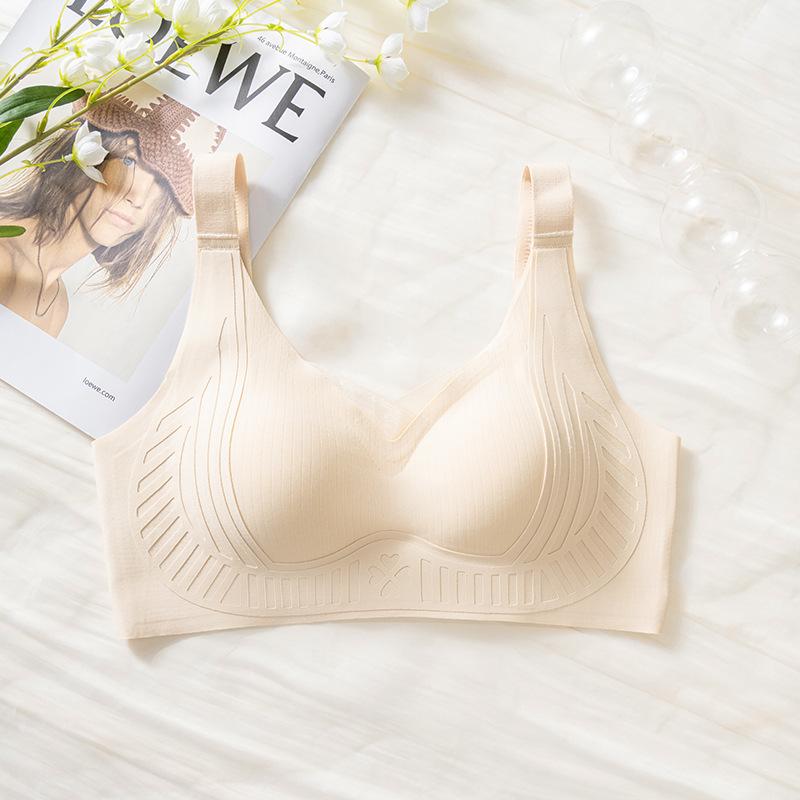 Traceless Underwear Women's Big Breasts Show Small, Gather Soft Support To Lift the Bra, Close the Secondary Breasts and Prevent Sagging Breasts