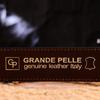 Красивый мужской кожаный ремень GRANDE PELLE Leather Belt 21460 Коричневый