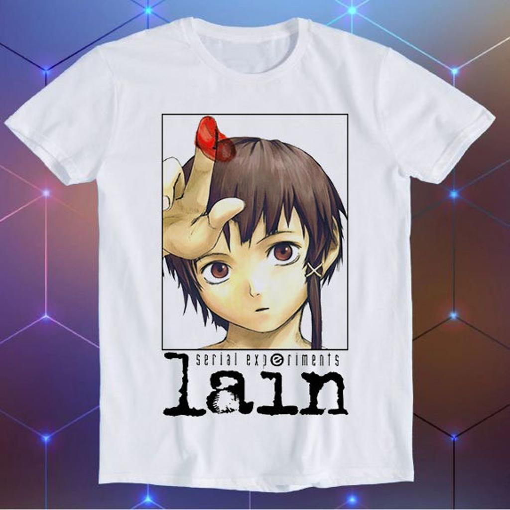 Serial Experiments Lain Anime Science Fiction Tee Meme Movie Music Cool Funny Gift T-Shirt E236