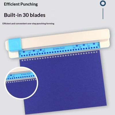 Новый перфоратор 30 отверстий Перфоратор для документов Ручной DIY Перфоратор A4 Канцелярские товары