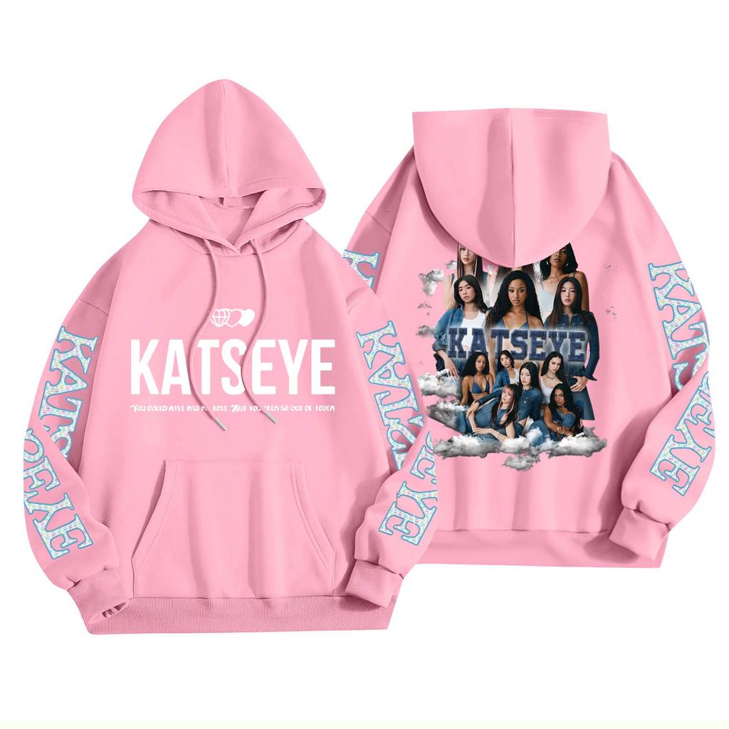 Унисекс Модный Легкий Пуловер с Длинным Рукавом и Карманами Толстовка с Принтом