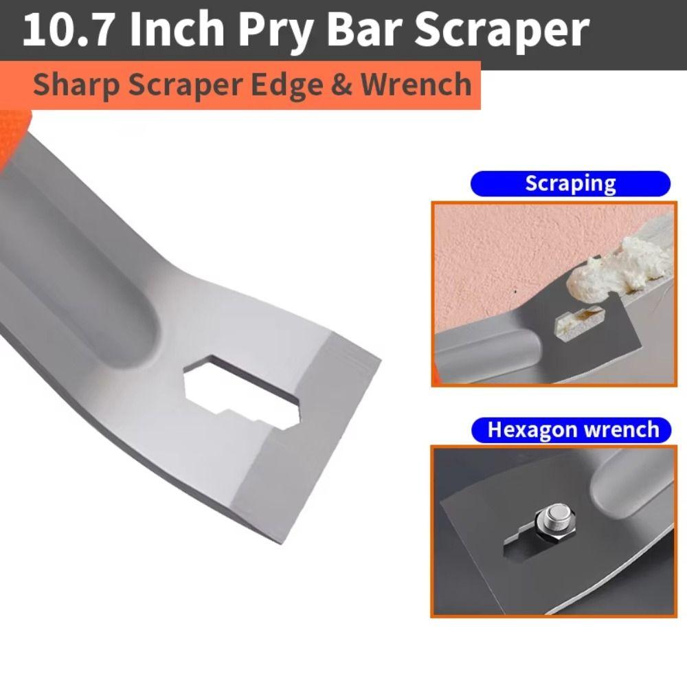 Гвоздодёр Нержавеющая сталь Монтажные ломы Противоскользящая отвёртка Ручной инструмент Деревообработка