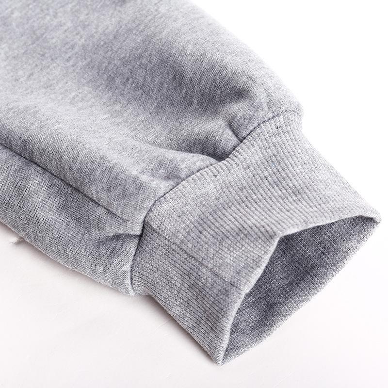 Мужская повседневная толстовка с длинным рукавом: Однотонная, с вышитым логотипом лошади, куртка-кардиган на молнии