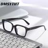 Fashion Square Large Frame Anti Blue Light Reading Glasses Men Women Radiation Protection Presbyopia Eyeglasses