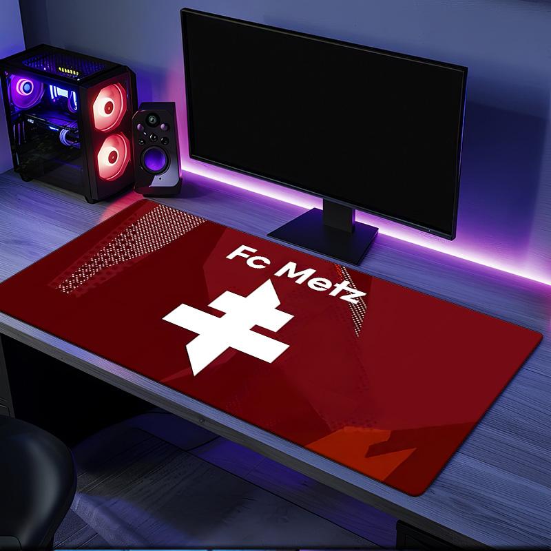 Metz Football Club Mouse Pad, Rubber Base, Mouse Pad for Gamers and Office Use, Gaming Desk , Easy To Clean Mat Christmas fan gifts
