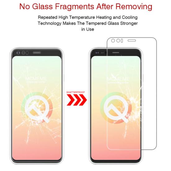Защитная пленка из закаленного стекла с полным покрытием против царапин для Pixel 4/4XL