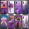 Простой чехол для телефона с лавандовыми фиолетовыми цветами для Huawei Honor 30 20 10 9 8 8x 8c v30 Lite view 7A pro