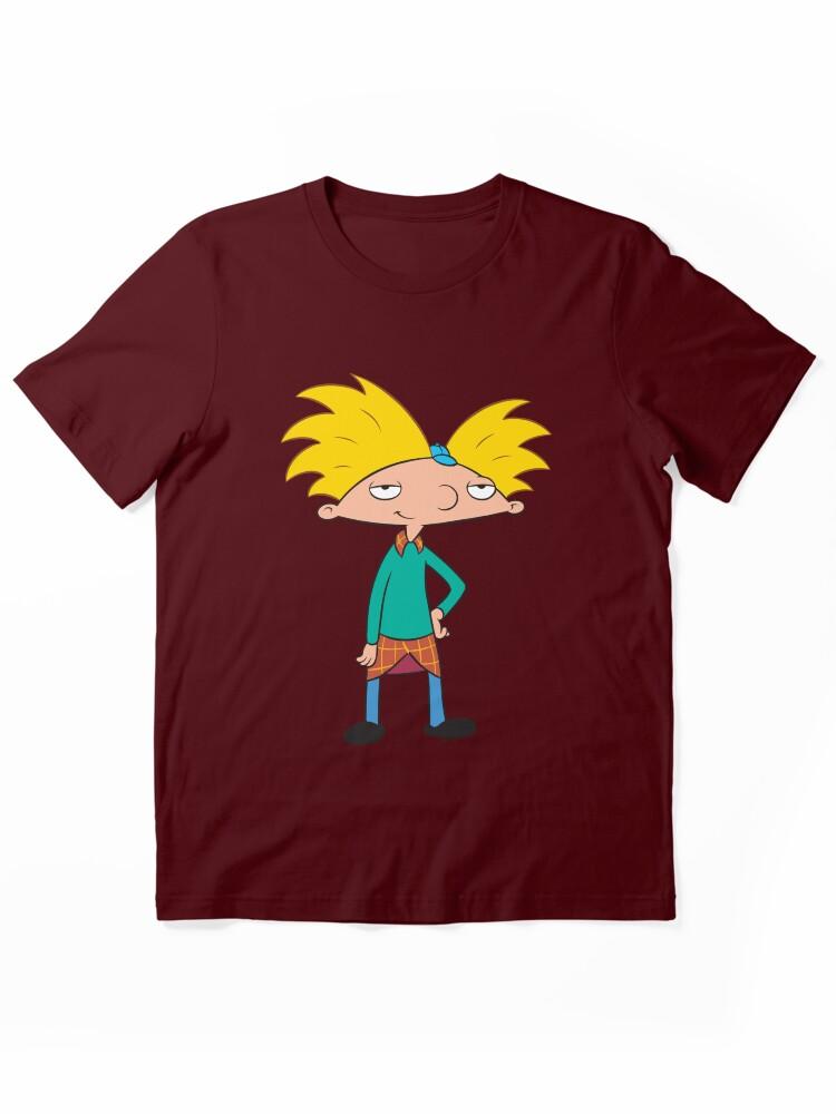 Hey Arnold! Hey Arnold! Iconic Cool Arnold Pose Big Chest Portrait Essential Unisex T-Shirt