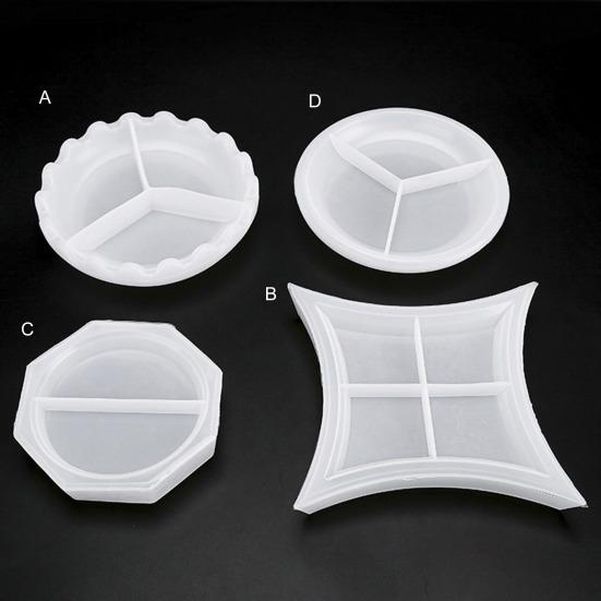 Эластичная эпоксидная силиконовая форма неправильной формы, форма для художественных ремесел, изготовление блюда для хранения