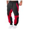 (SU)Модные мужские спортивные цветные повязки, повседневные свободные спортивные штаны на шнуровке