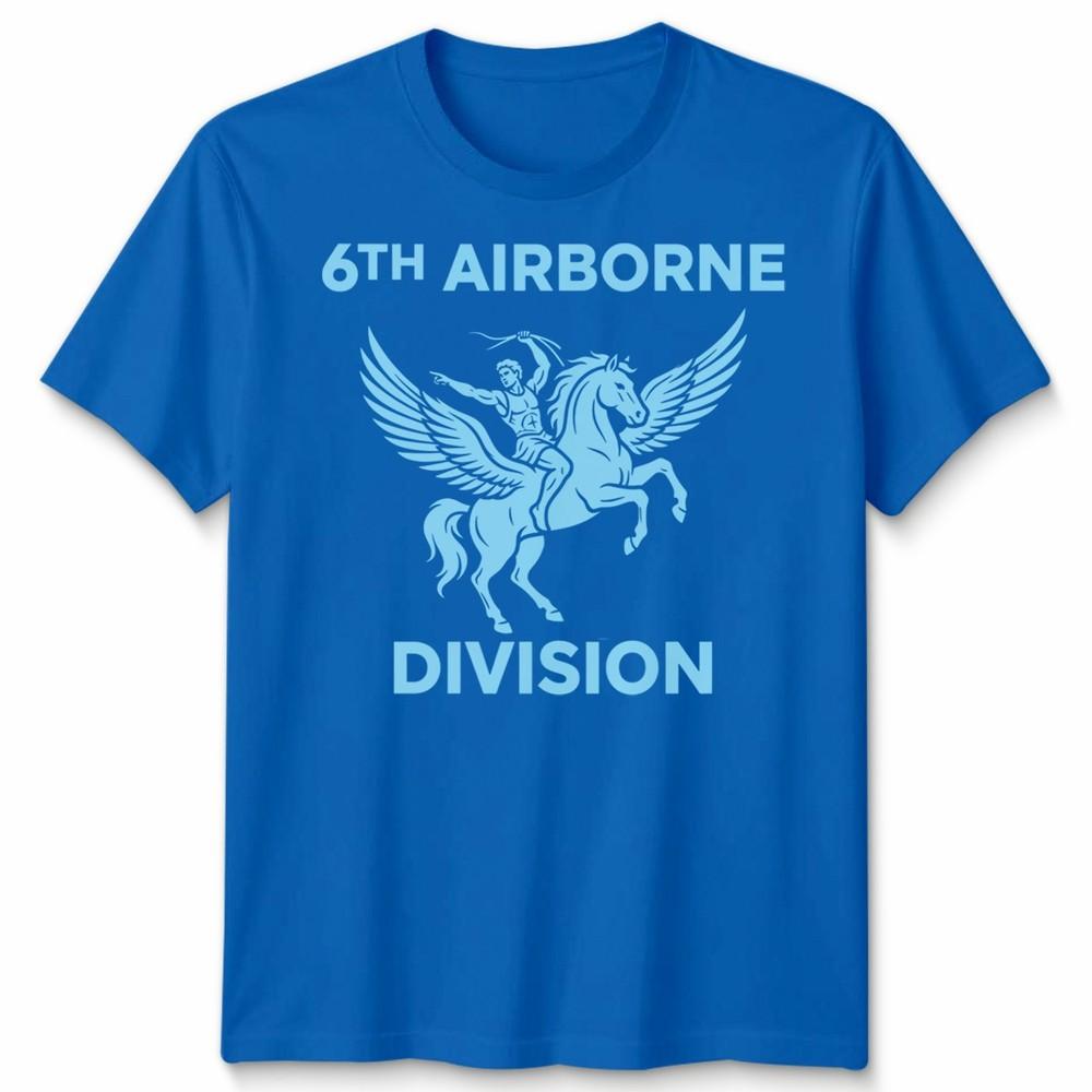Unisex 6th Airborne Division T Shirt Pegasus Bridge D Day June 1944 Ww2 Norunisexdy