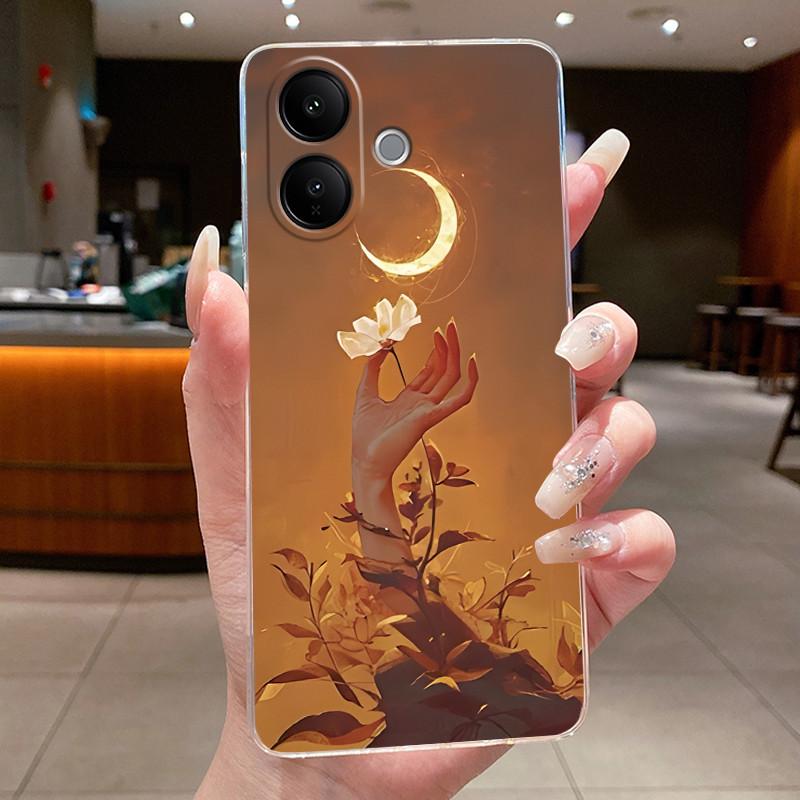 Чехол Для Vivo V60 Lite Эстетичный Роскошный Дракон Милый Крутой Мальчики Девочки Мягкий силикон Чехол для телефона Задняя крышка Прозрачный ТПУ Оболочка