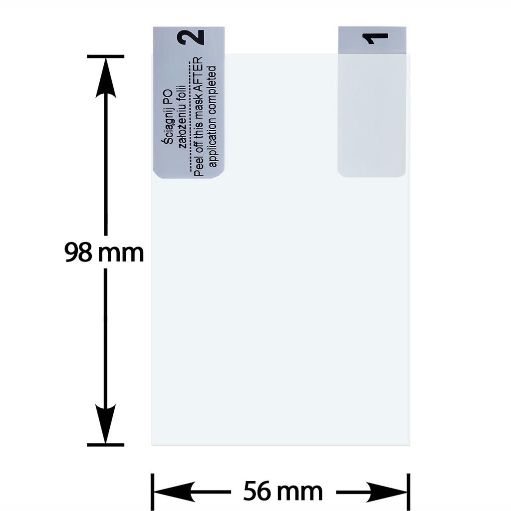VITU Screen Protector Film, 2-Pack, 98x56mm (9.8x5.6cm) – 4.4"