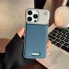 Премиальный кожаный безрамочный чехол для телефона с магнитом для iPhone 16 15 14 13 12 11 17 Pro Max Plus 16E Защитный чехол с покрытием Ароматный чехол
