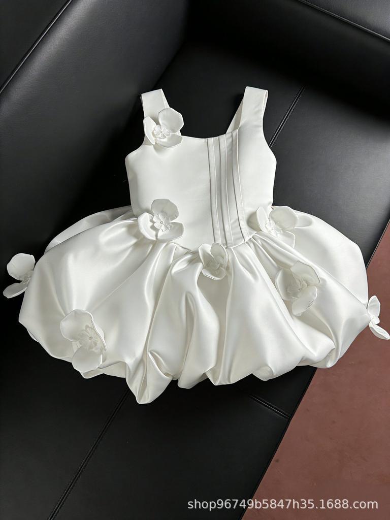 Girls Formal Dress Ins Style Princess Gown for Piano Recital Birthday Party Wedding Host