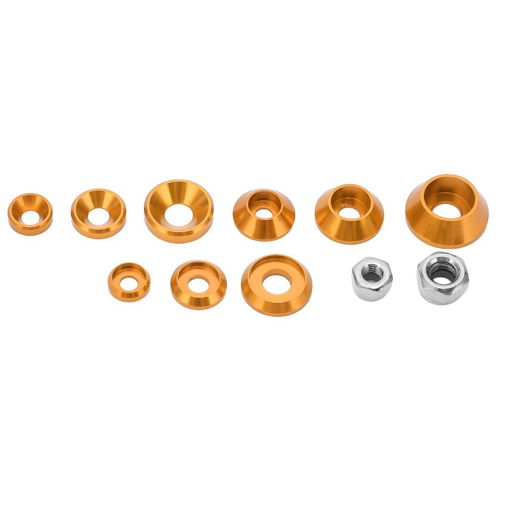 M2.5/M3/M4 RC Screw Washer Kit 1/10 1/8 Scale Round Head Gasket Durable Cup Head Screw For RC Cars