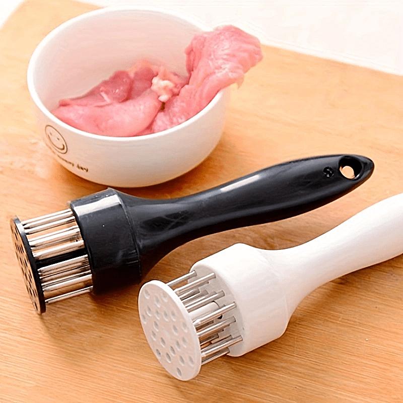 1Pc Professional Meat Tenderizer Needle Stainless Steel Kitchen Tools Cooking Accessories Steak Tenderizer Needle Rib Breaker