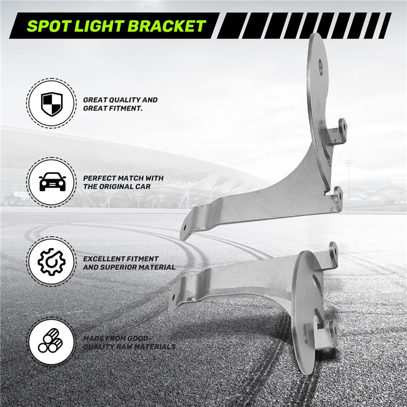 Stainless Steel Car Front Grille Spot Light Fixing Bracket For-BMW Mini R50 R52 R53 2001-2007-M53K