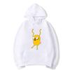 Adventure Time Animation TV Series Jake Cartoon Pattern Autumn and Winter Pullover for Men and Women Harajuku Fashion Street Clo