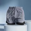 Mens Quick-Dry Board Shorts With Double-Layer Lining Surfing Swimming Running Beach Sports