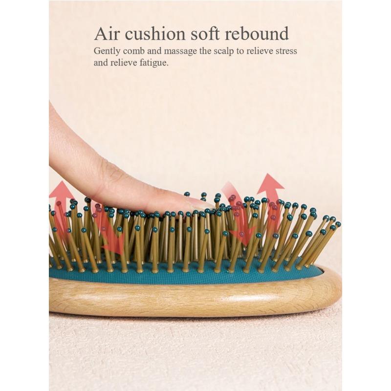 Высококачественная деревянная расческа, профессиональная здоровая подушка для здоровья, массажная щетка для выпадения волос, расческа для волос, уход за волосами, здоровая расческа