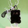 Stuffed Doll Cat Pendant Soft Cartoon Siamese Kitten Doll Lovely Cat Plush Toys  Girl Boy