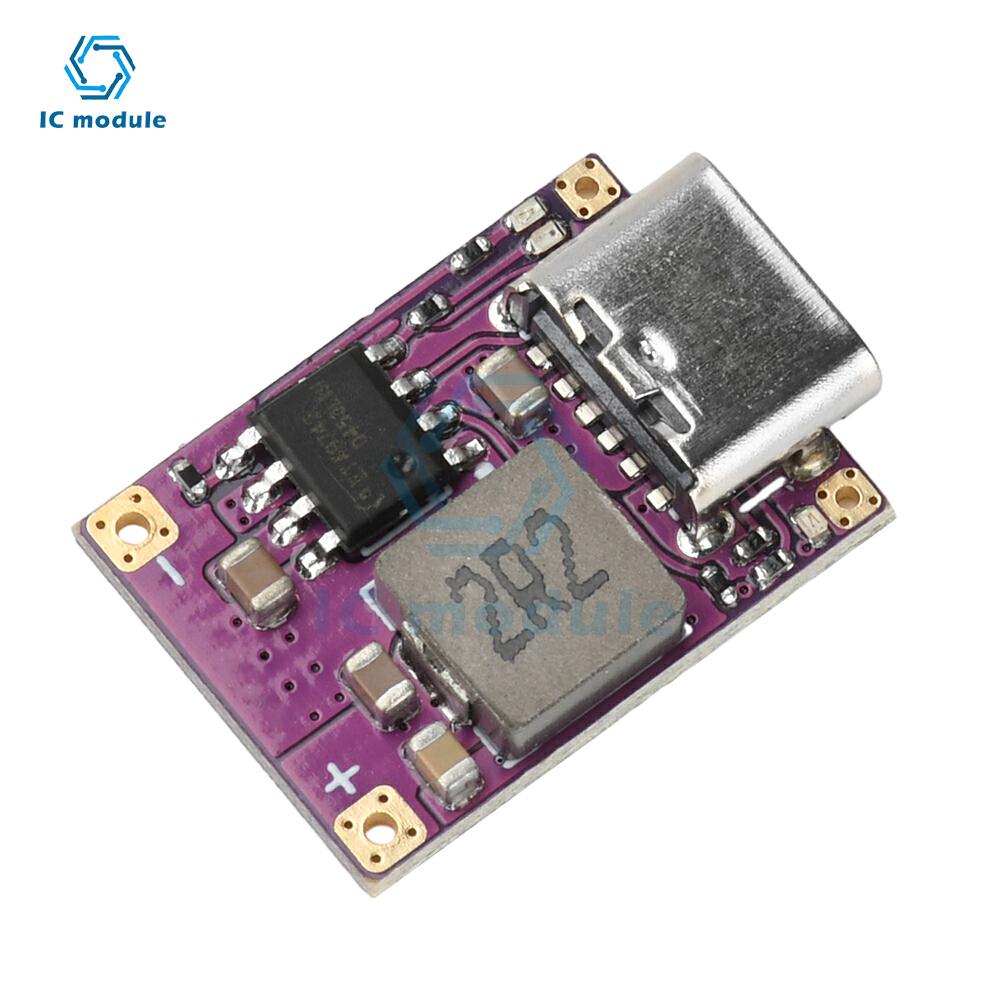 Модуль заряда/разряда Type C Mini DC5V 2.4A Плата защиты зарядки аккумулятора 18650 Li-ion Модуль питания литиевой батареи