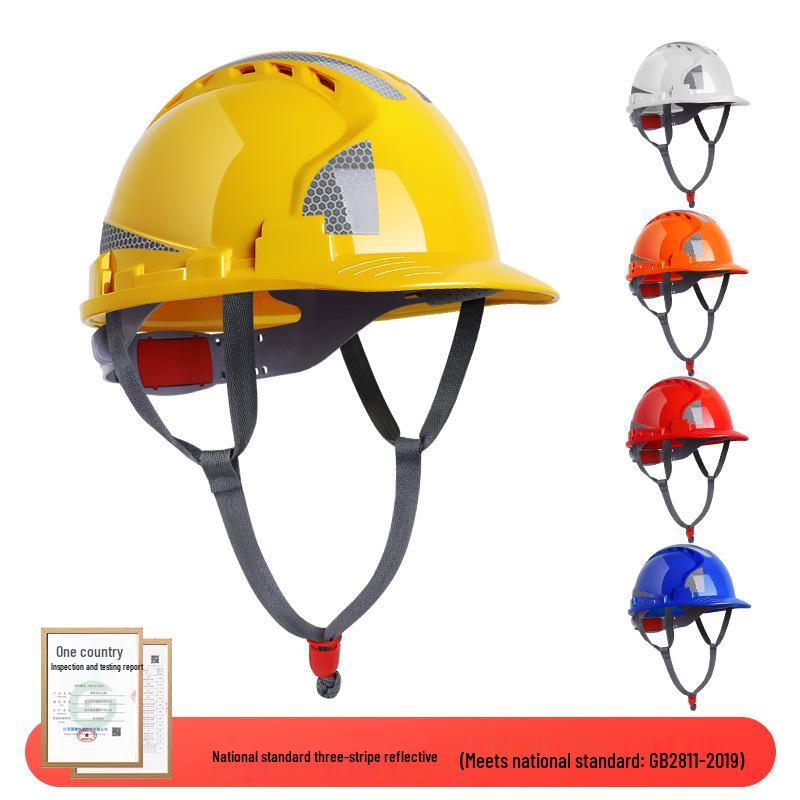 LIKAI Safety Helmet: Thick, Impact-Resistant Construction Site Protection with Customizable Printing for Supervisors and Engineers