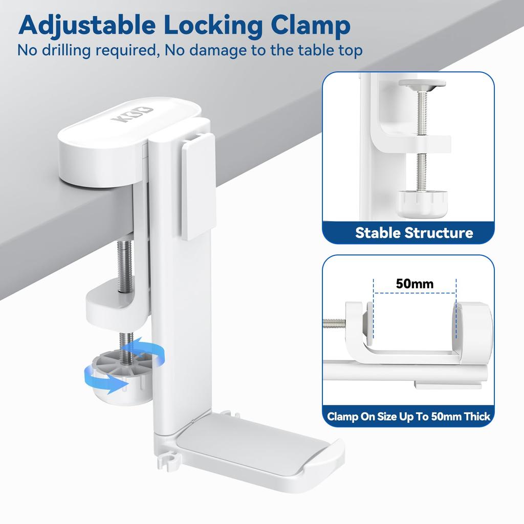 KDD 5 в 1 Настольный контроллер для наушников, держатель для ручек и подставка для хранения контроллеров и органайзера — Вращающаяся подставка — Съемный держатель — Включает держатель — Настольный