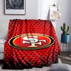 Vintage 49ers Football Blanket Lightweight Flannel Bedding Blanket Perfect for Travel, Camping, Living Rooms, Offices, Sofas, Fan Christmas gift