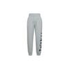High-Waist Drawstring Jogger Knit Pants Women Bottoms Grey FN2553-063