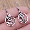 Plant Flower Drop & Dangle Earring Female Jewellery Beach Ethnic Crafts